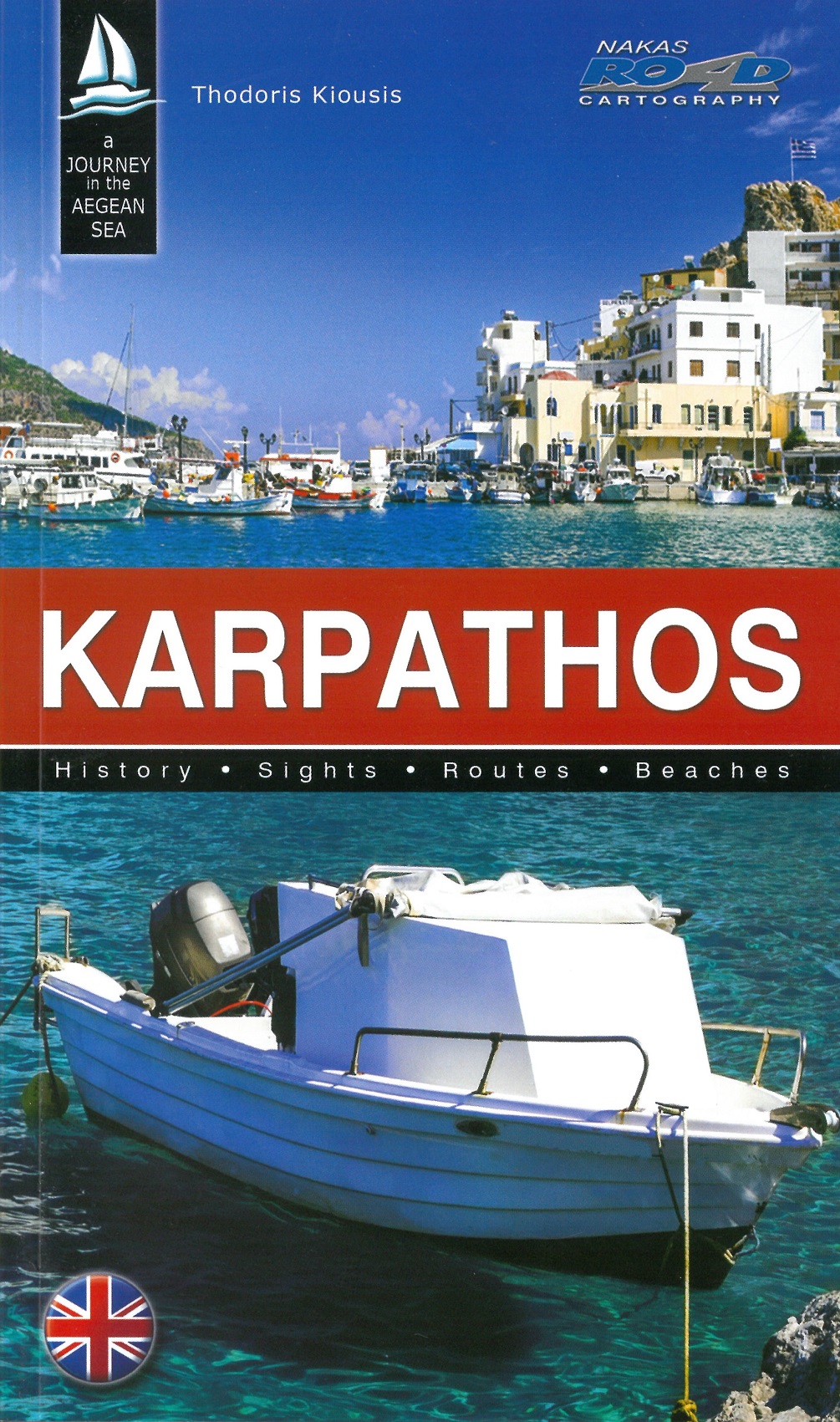 Online bestellen: Reisgids Karpathos history-sights-routes-beaches | Road Editions