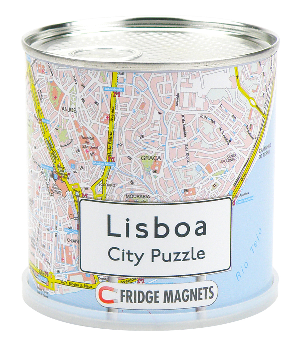 Online bestellen: Magnetische puzzel City Puzzle Magnets Lisboa city puzzle | Extragoods