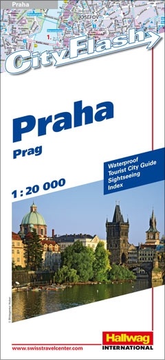 Stadsplattegrond Praha - Praag | Hallwag Cityflash | 