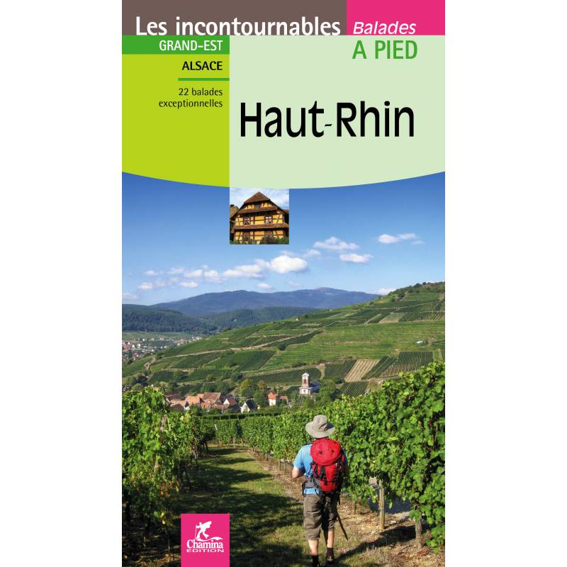 Online bestellen: Wandelgids Haut-Rhin à pied | Chamina