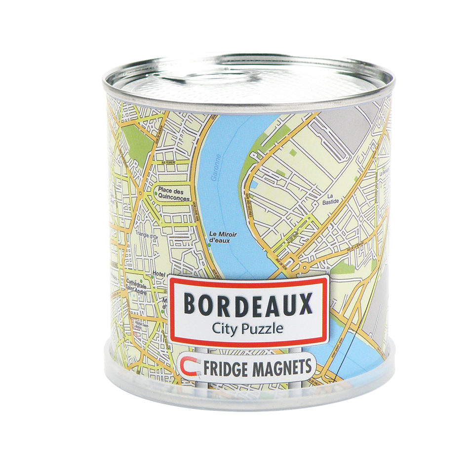 Online bestellen: Magnetische puzzel City Puzzle Magnets Bordeaux | Extragoods