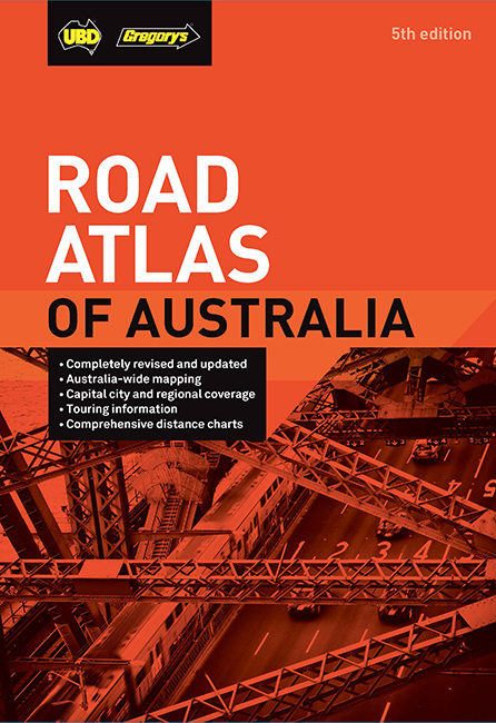 Online bestellen: Wegenatlas Road Atlas of Australia | UBD Gregory's