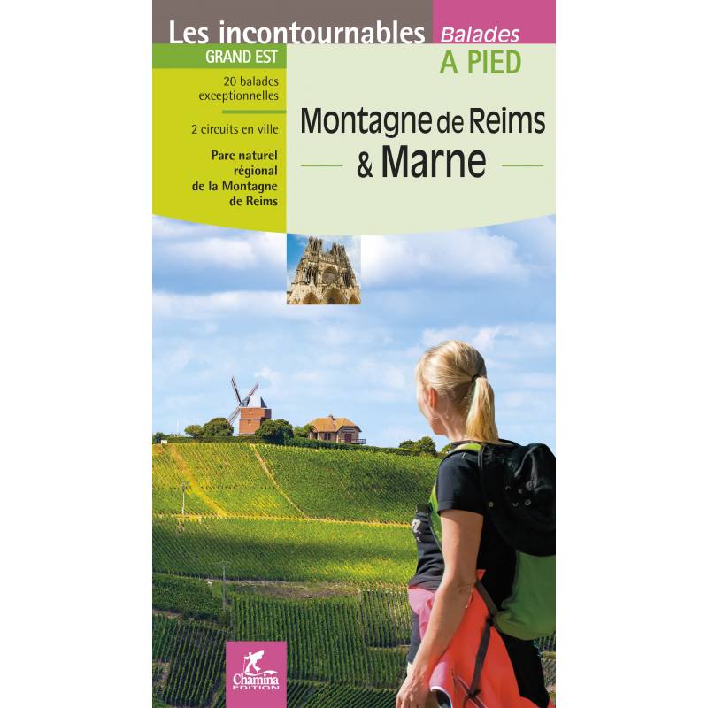 Online bestellen: Wandelgids Reims - Montagne de Reims & Marne à pied | Chamina