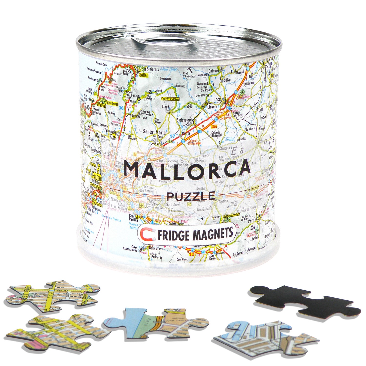 Online bestellen: Magnetische puzzel City Puzzle Magnets Mallorca | Extragoods