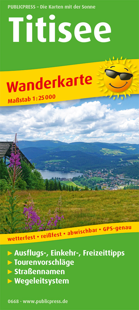 Wandelkaart 668 Titisee | Publ…