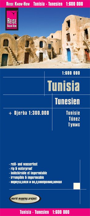 Wegenkaart - landkaart Tunisia…