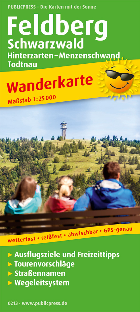 Wandelkaart 213 Feldberg Schwa…