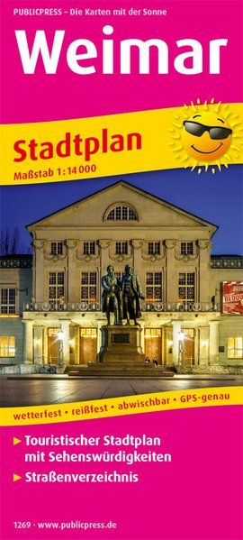 Stadsplattegrond 1269 Weimar s…