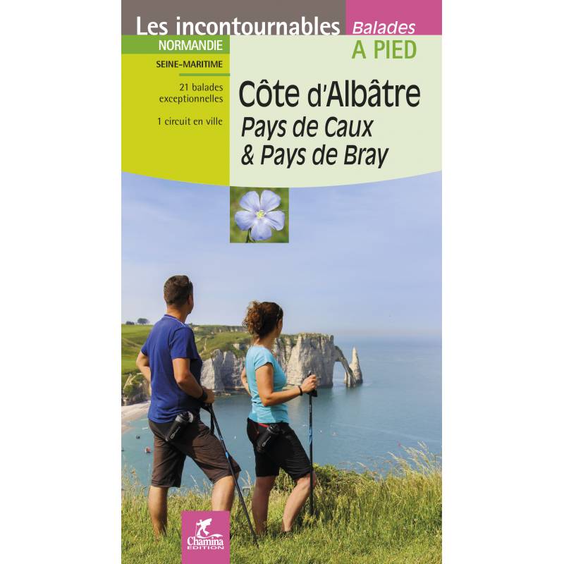 Online bestellen: Wandelgids Albâtre côte - Pays de Caux & Pays de Bray | Chamina