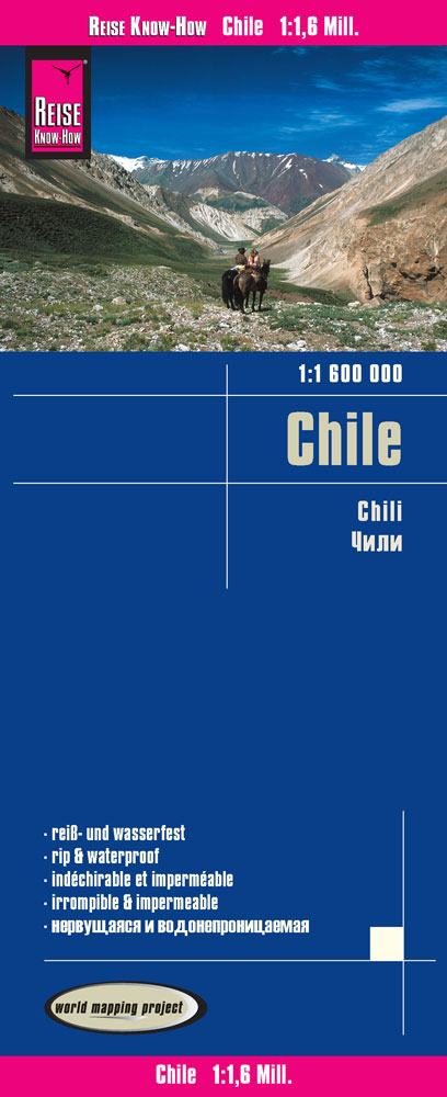 Online bestellen: Wegenkaart - landkaart Chili - Chile | Reise Know-How Verlag