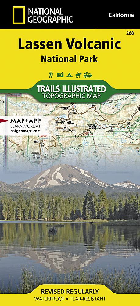 Online bestellen: Wandelkaart 268 Lassen Volcanic National Park | National Geographic