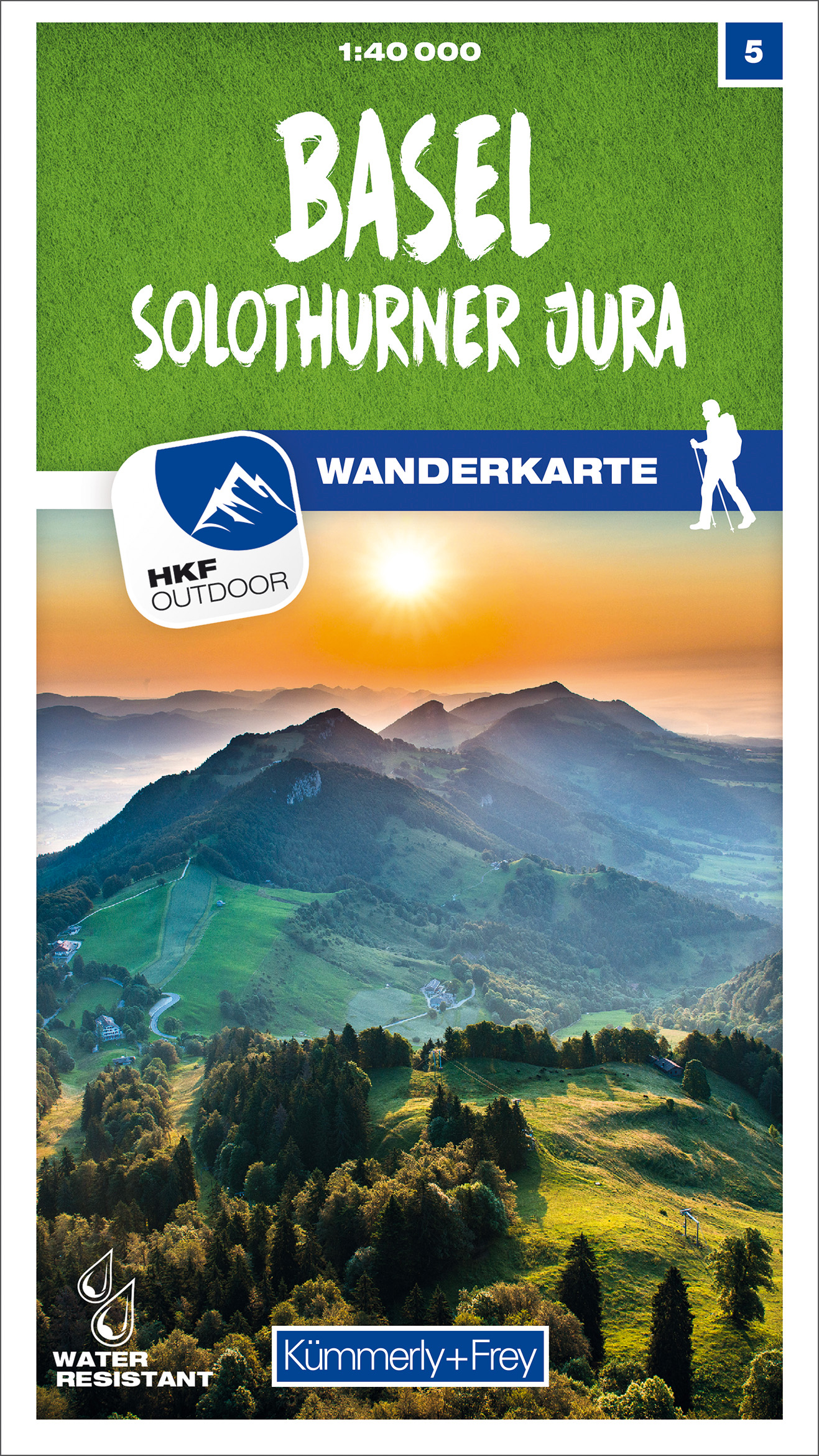 Online bestellen: Wandelkaart 05 Basel / Solothurner Jura | Kümmerly & Frey