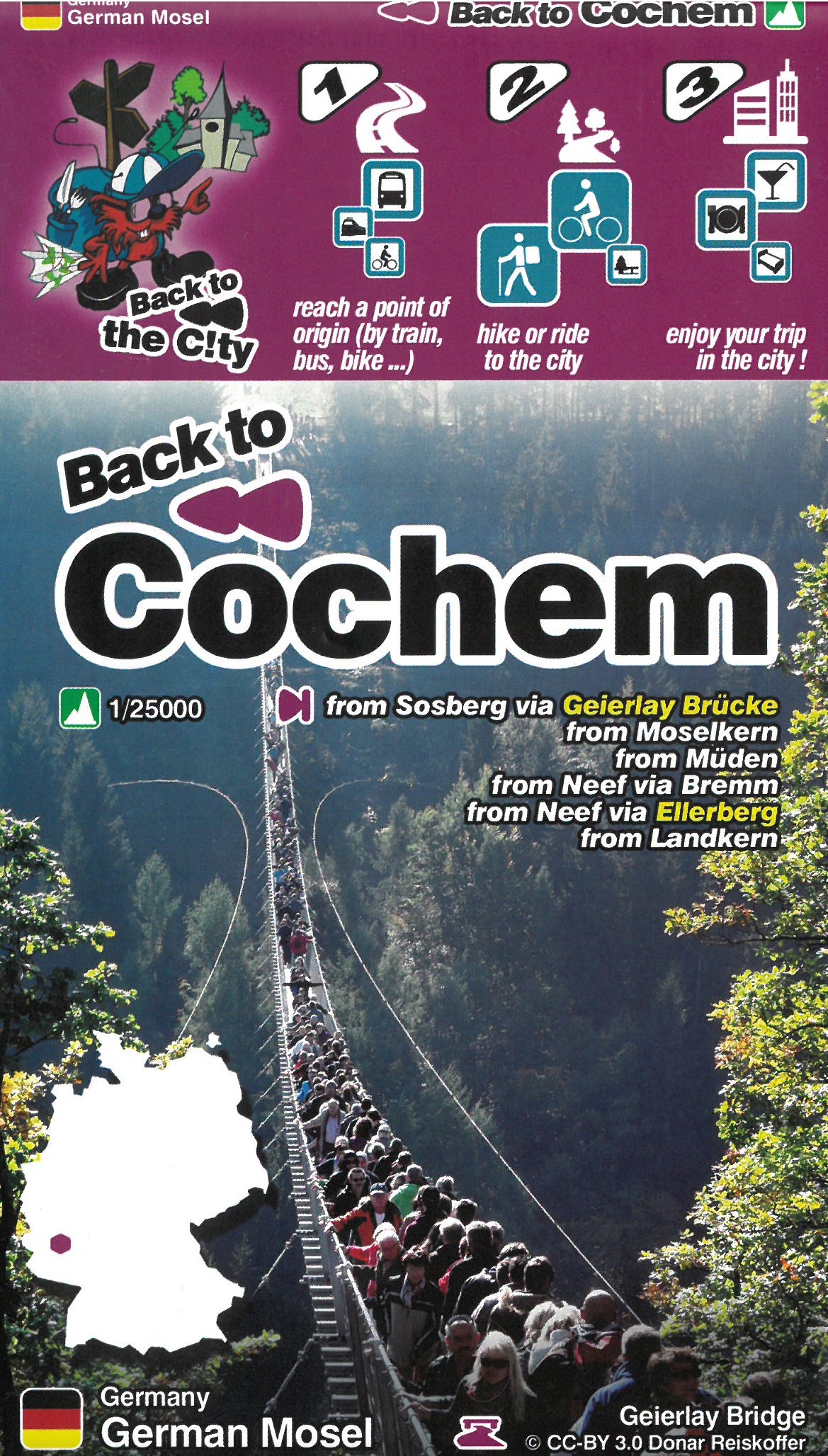 Online bestellen: Wandelkaart 04 Back to the City Cochem | Mini-Ardenne