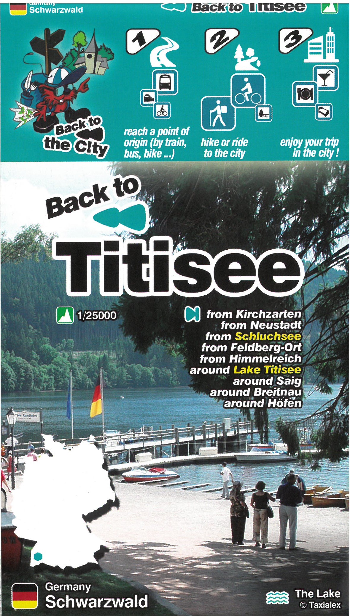 Online bestellen: Wandelkaart 13 Back to the City Titisee | Mini-Ardenne