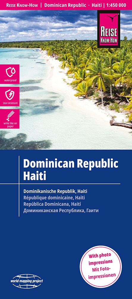 Online bestellen: Wegenkaart - landkaart Dominikanische Republik - Haiti | Reise Know-How Verlag