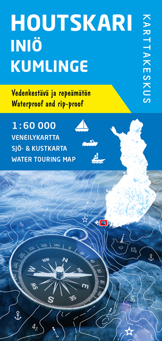 Online bestellen: Waterkaart Houtskari Iniö Kumlinge | Karttakeskus