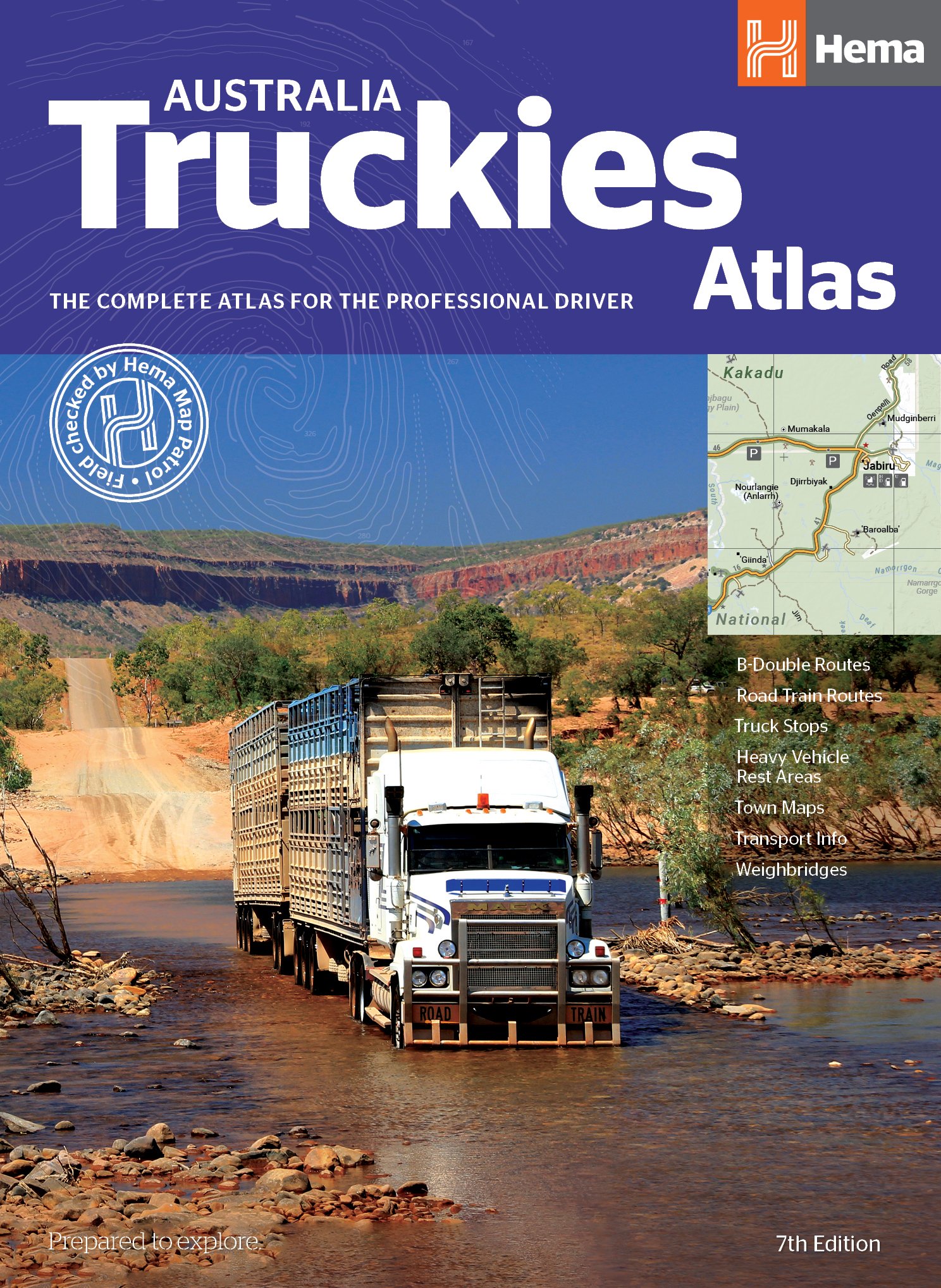 Online bestellen: Wegenatlas Australia Truckies Atlas | Hema Maps