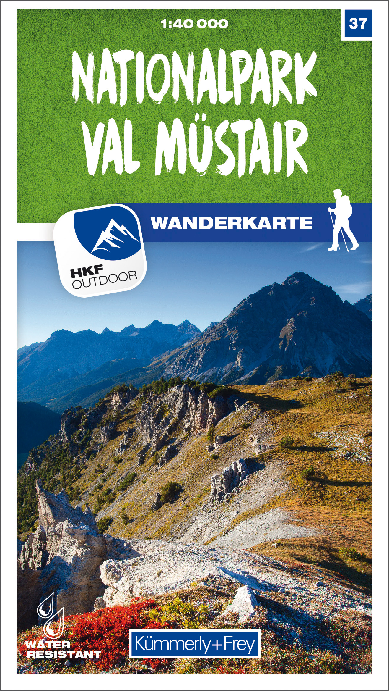 Online bestellen: Wandelkaart 37 Nationalpark Val Müstair | Kümmerly & Frey