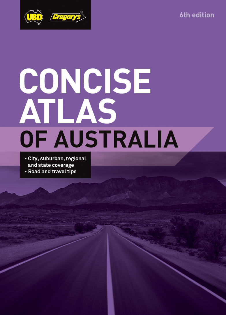 Online bestellen: Wegenatlas Concise Atlas of Australia | UBD Gregory's