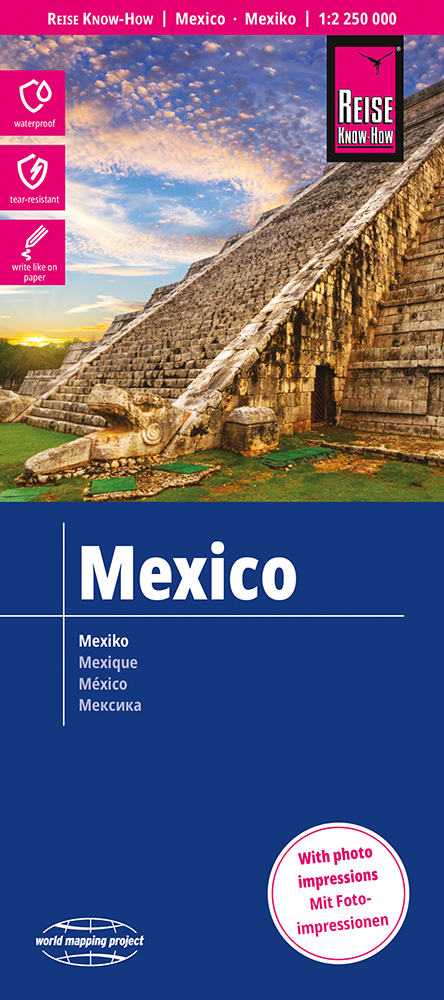 Online bestellen: Wegenkaart - landkaart Mexiko - Mexico | Reise Know-How Verlag