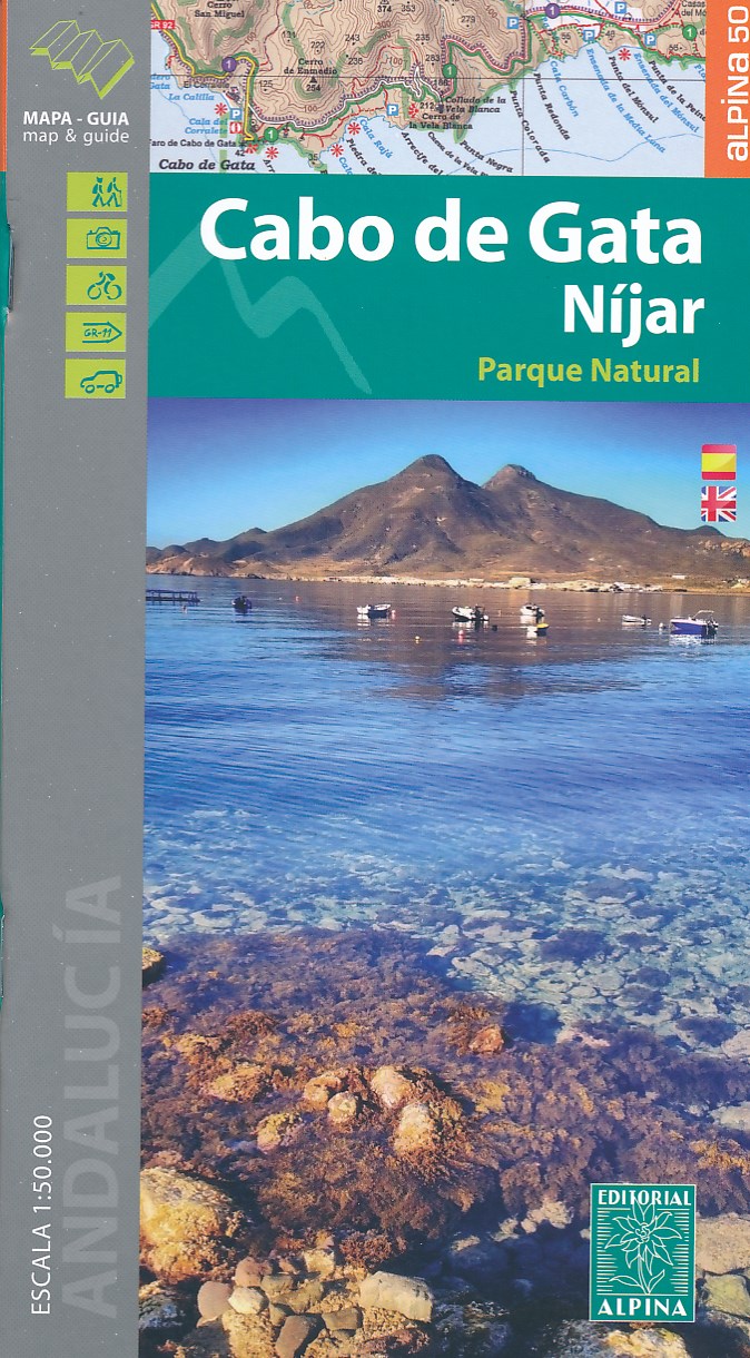 Online bestellen: Wandelkaart Cabo de Gata - Nijar | Editorial Alpina