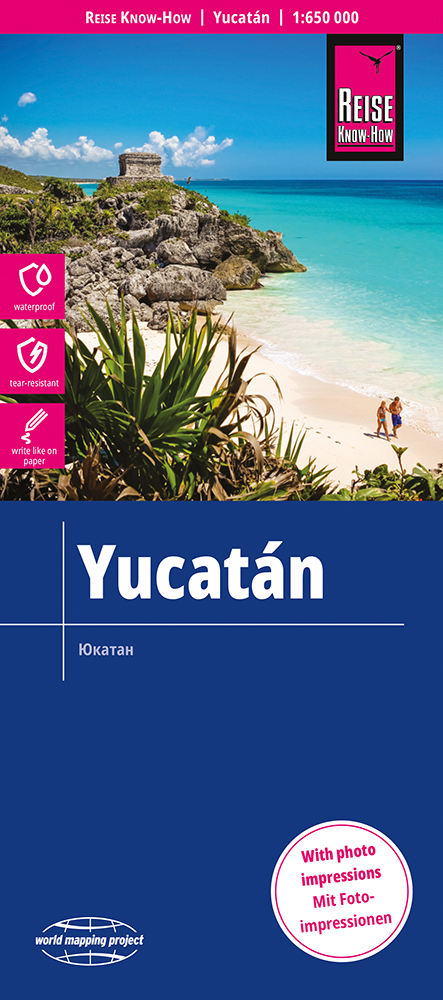 Wegenkaart - landkaart Yucatán…