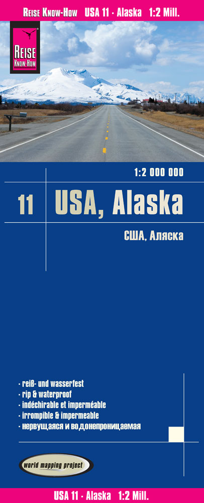 Online bestellen: Wegenkaart - landkaart 11 USA Alaska | Reise Know-How Verlag