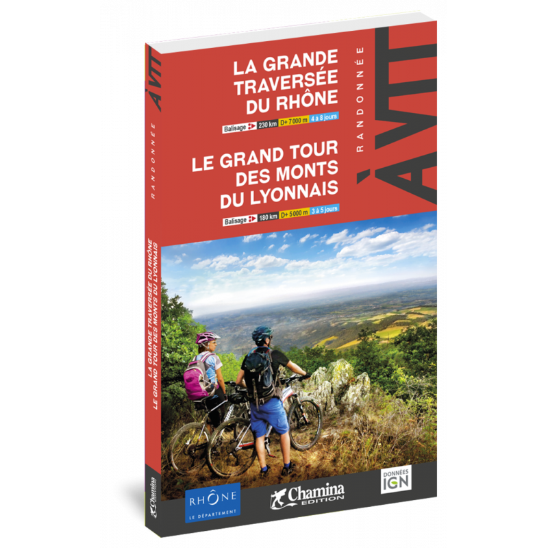 Online bestellen: Wandelgids Rhône Grande Traversée-Grand tour des Monts du Lyonnais | Chamina