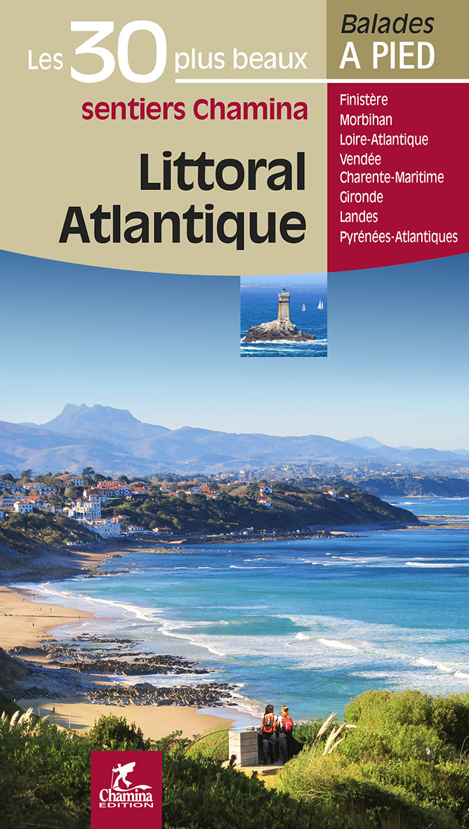 Online bestellen: Wandelgids Atlantique littoral - 30 bal. à pied | Chamina