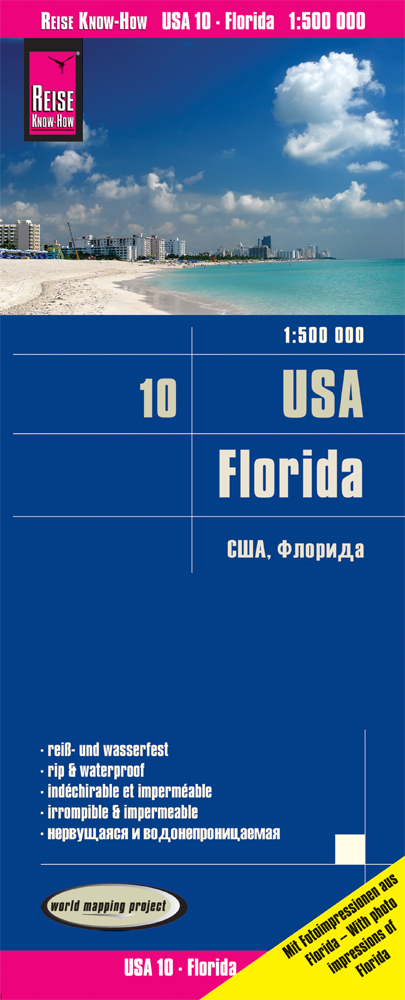 Online bestellen: Wegenkaart - landkaart 10 USA Florida | Reise Know-How Verlag