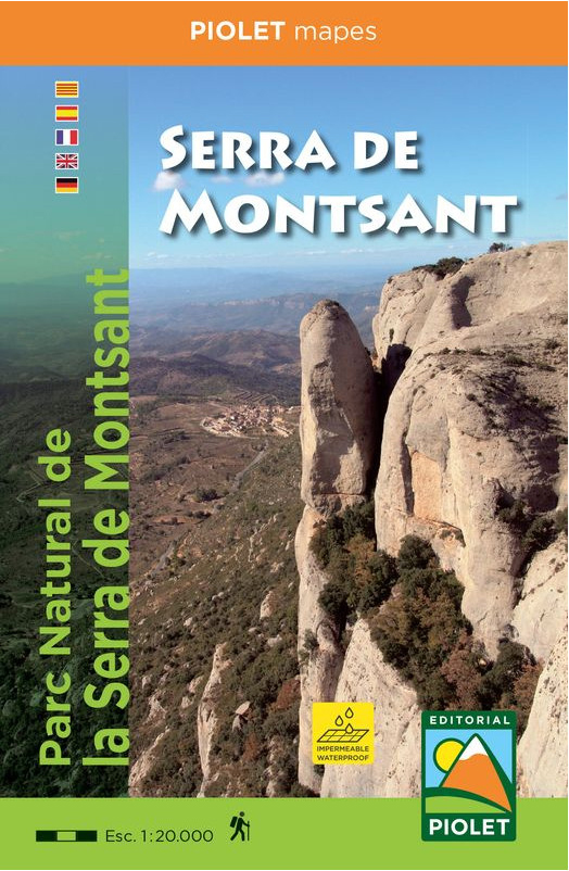 Online bestellen: Wandelkaart Serra de Montsant (Catalonië, Spanje) | Editorial Piolet