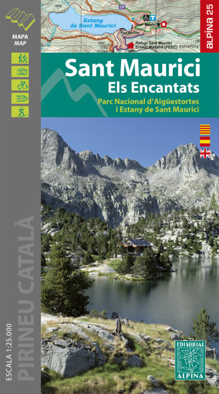 Online bestellen: Wandelkaart 22 Sant Maurici, Els Encantats | Editorial Alpina