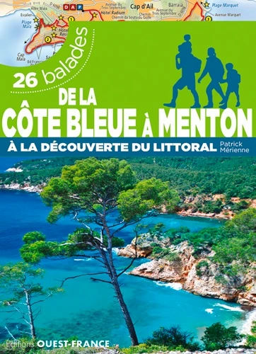 Online bestellen: Wandelgids Côte Bleue à Menton - A la découverte Littoral | Editions Ouest-France