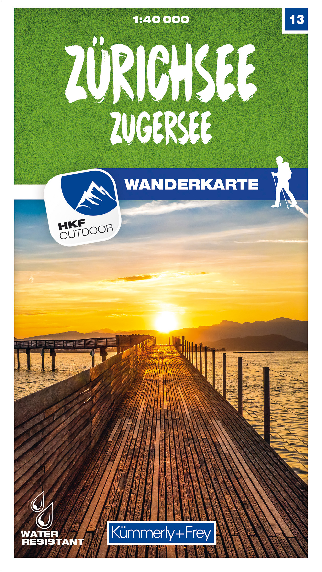 Wandelkaart 13 Zürichsee - Zug…