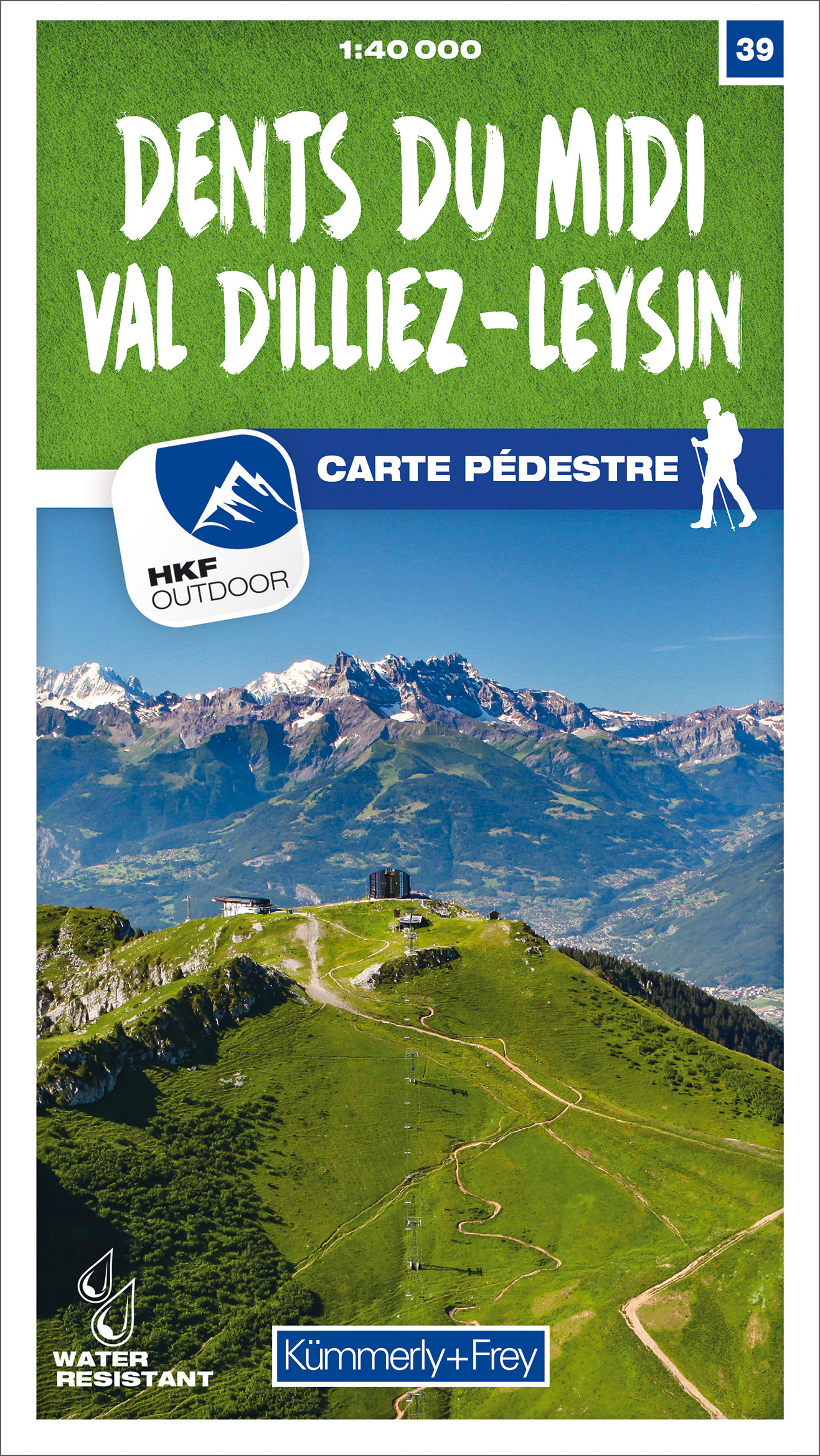 Online bestellen: Wandelkaart 39 Dents du Midi / Val d'Illiez / Leysin | Kümmerly & Frey