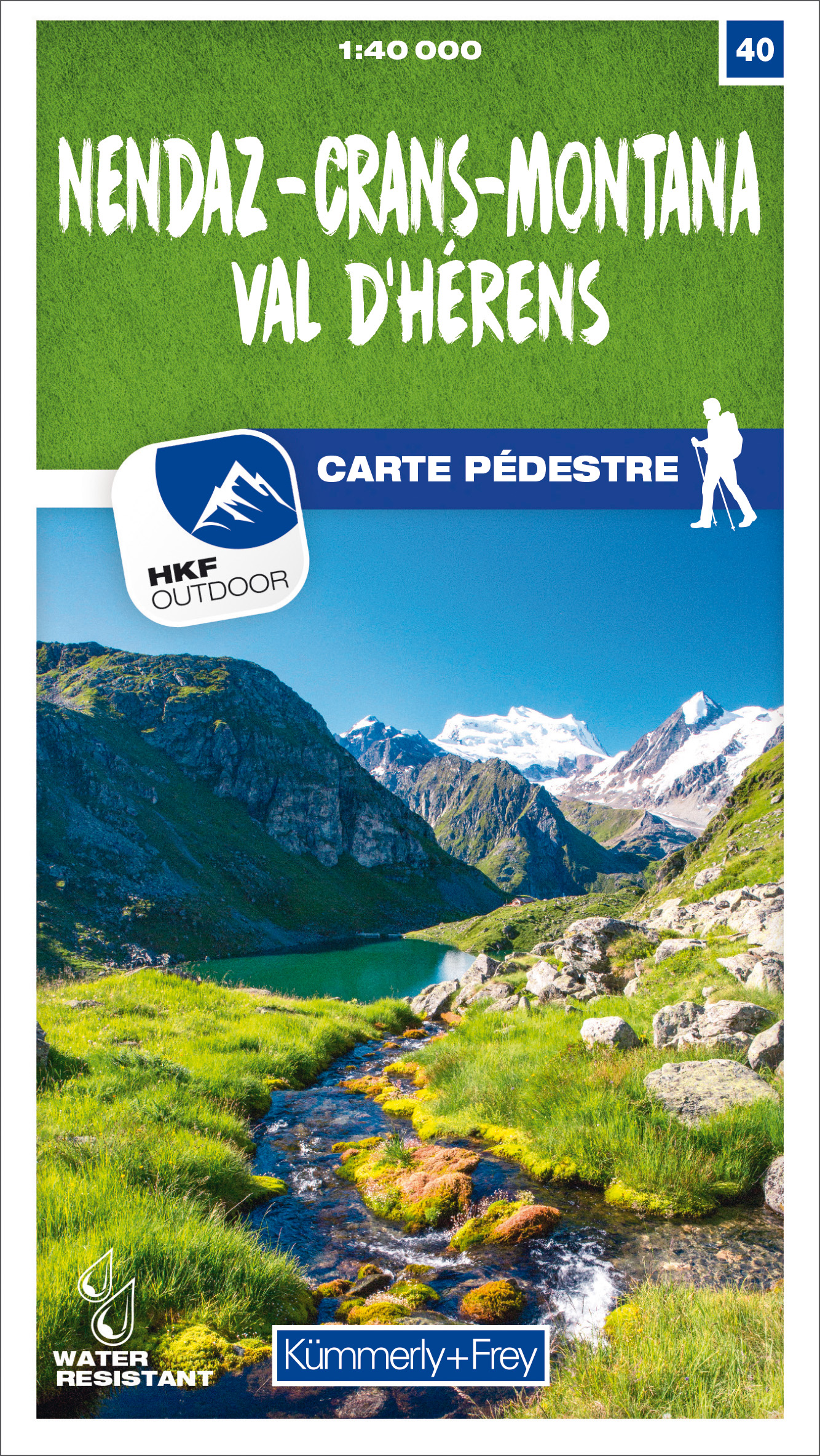 Online bestellen: Wandelkaart 40 Nendaz / Crans-Montana / Val d'Hérens | Kümmerly & Frey