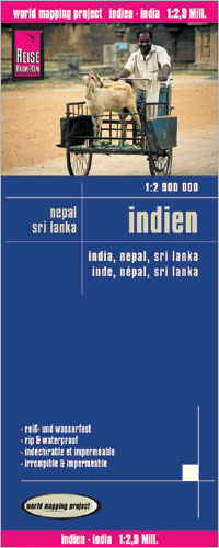 Online bestellen: Wegenkaart - landkaart India Sri Lanka Nepal, Indien - Subcontinent | Reise Know-How Verlag
