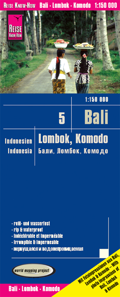 Online bestellen: Wegenkaart - landkaart 5 Bali - Lombok, Komodo | Reise Know-How Verlag