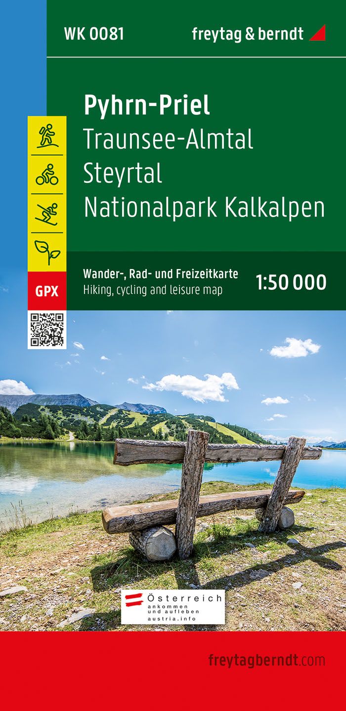 Online bestellen: Fietskaart - Wandelkaart 081 Grünau - Almtal - Steyrtal - NP Kalkalpen | Freytag & Berndt