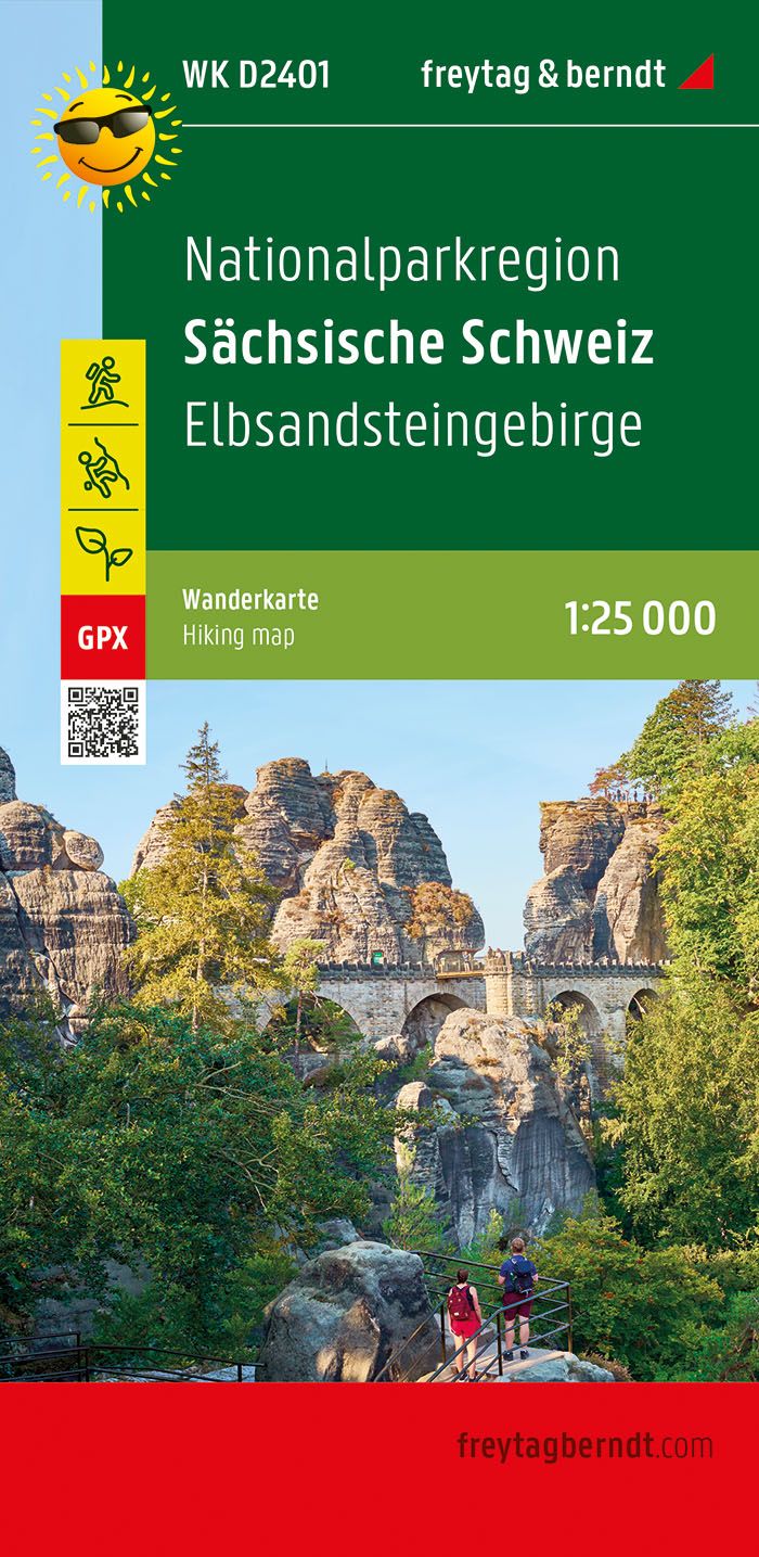 Online bestellen: Wandelkaart 2401 Sächsische Schweiz NP Elbsandsteingebirge | Freytag & Berndt