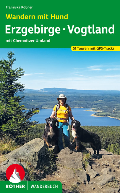 Online bestellen: Wandelgids Wandern mit Hund Erzgebirge - Vogtland | Rother Bergverlag