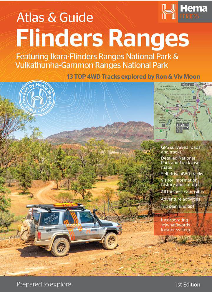 Reisgids - Wegenatlas Flinders Ranges atlas & gids | Hema Maps