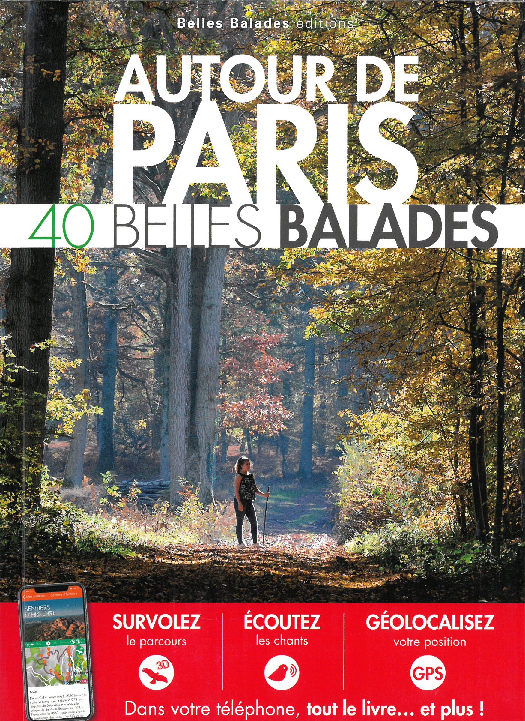 Online bestellen: Wandelgids Paris - 40 belles balades autour de Paris | Belles Balades