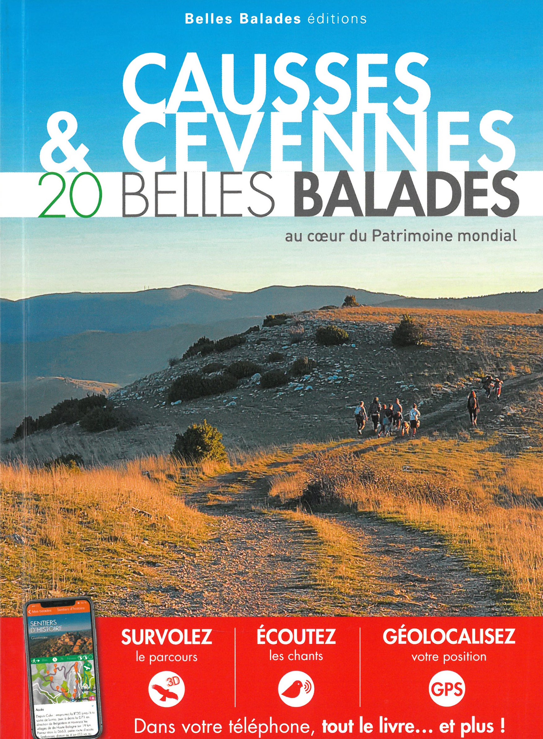 Online bestellen: Wandelgids Causses et Cévennes 20 belles balades | Belles Balades