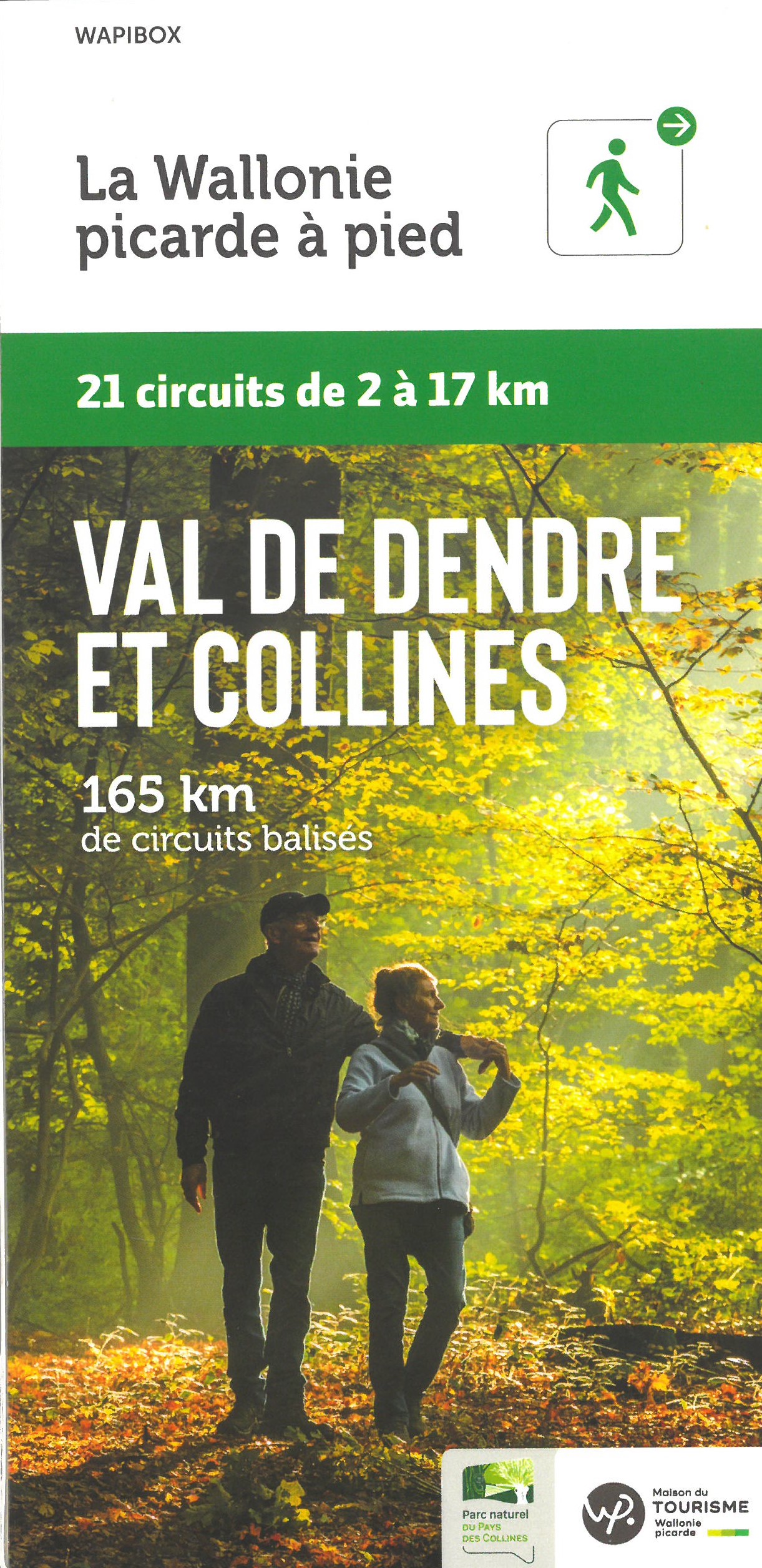 Online bestellen: Wandelkaart La Wallonie Picarde à Pied Wapibox Val de Dendre et Collines | Visit Wapi