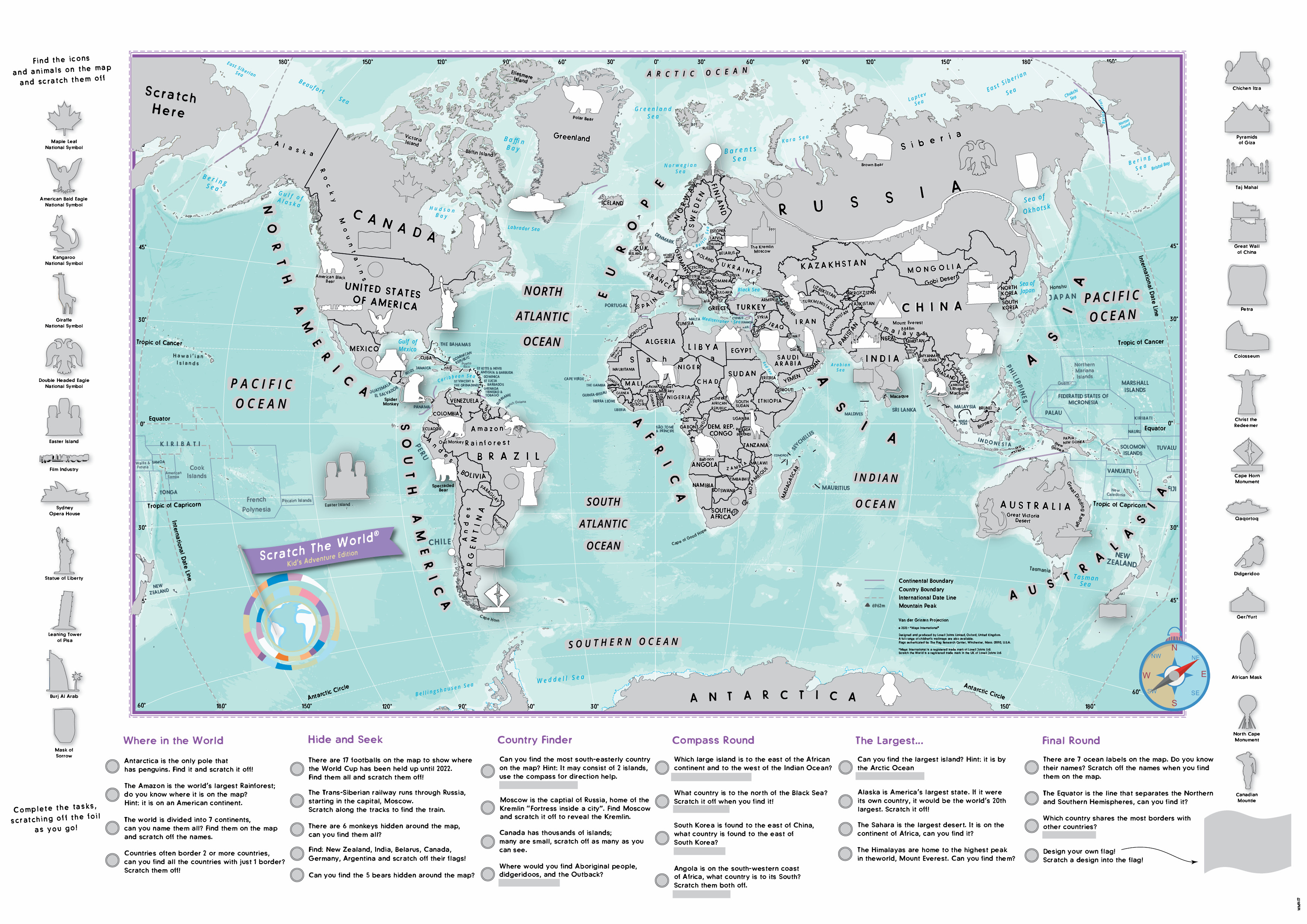 Scratch Map Scratch the World…