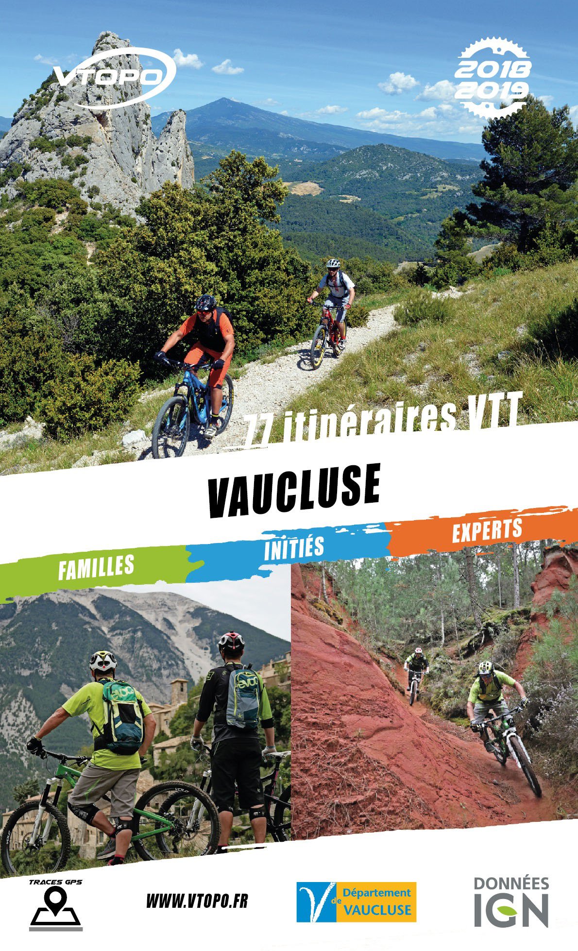 Online bestellen: Mountainbikegids Vaucluse : 77 itinéraires VTT | Vtopo