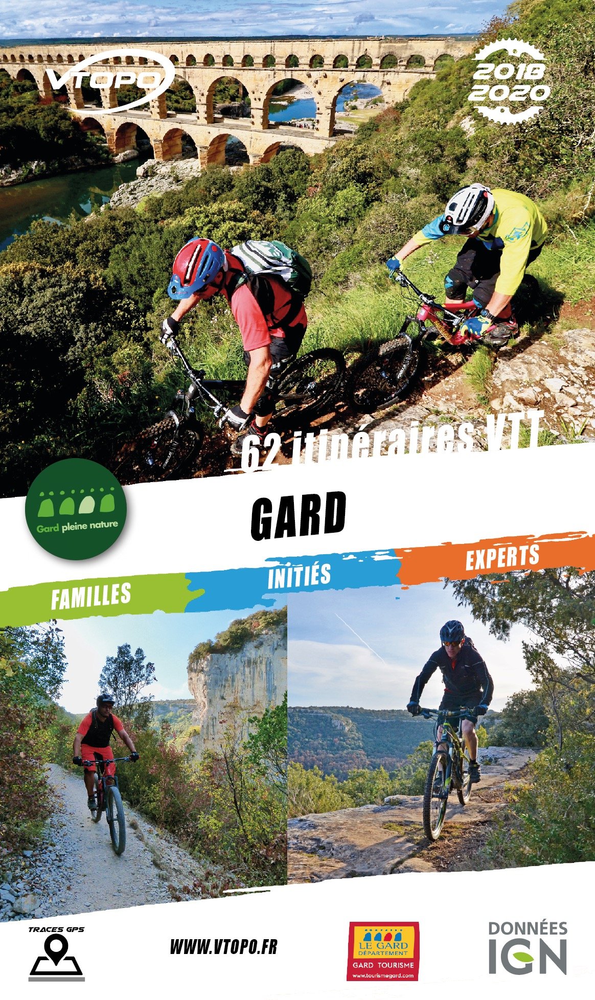 Online bestellen: Mountainbikegids Gard : 62 itinéraires VTT | Vtopo