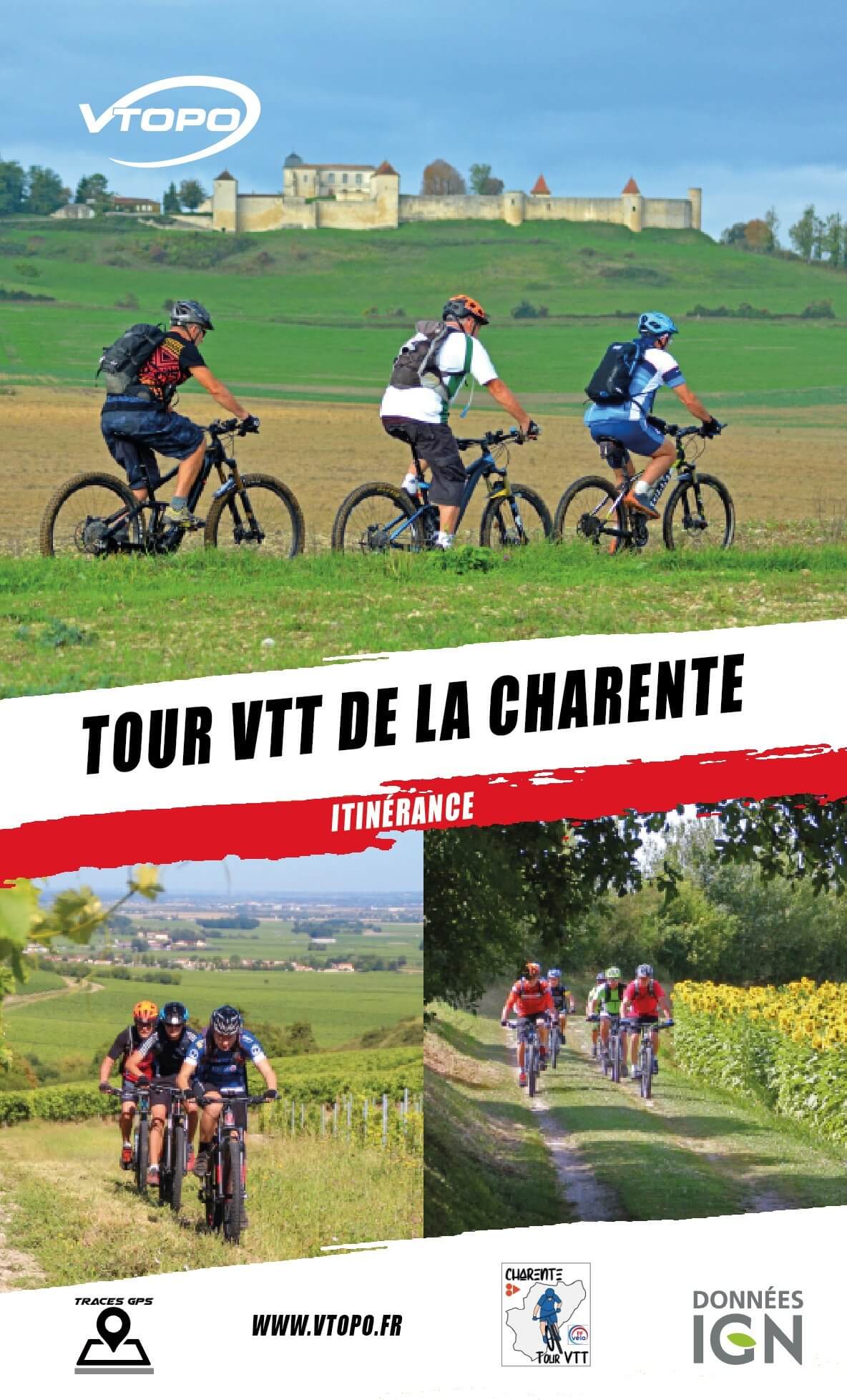 Online bestellen: Mountainbikegids Tour VTT de la Charente | Vtopo