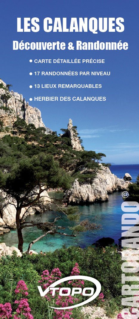 Online bestellen: Wandelkaart Les Calanques | Vtopo